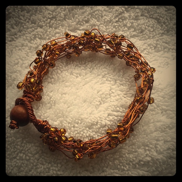Jewelry Copper Wire Bead Bracelet Poshmark